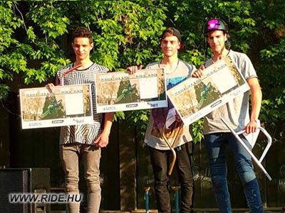 Amatőr Park kategória helyezettjei