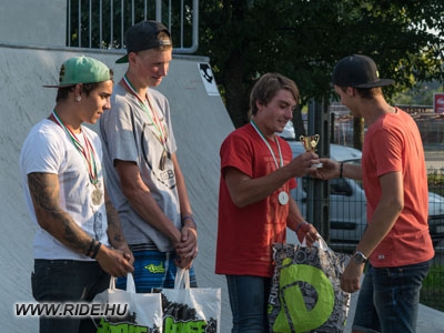 Pro Dirt kategória helyezettjei
