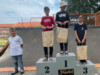 Junior kategória helyezettjei