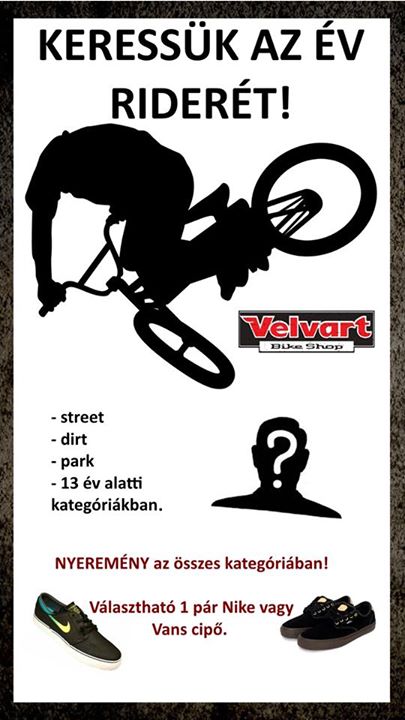 Keressük az év riderét - Velvart