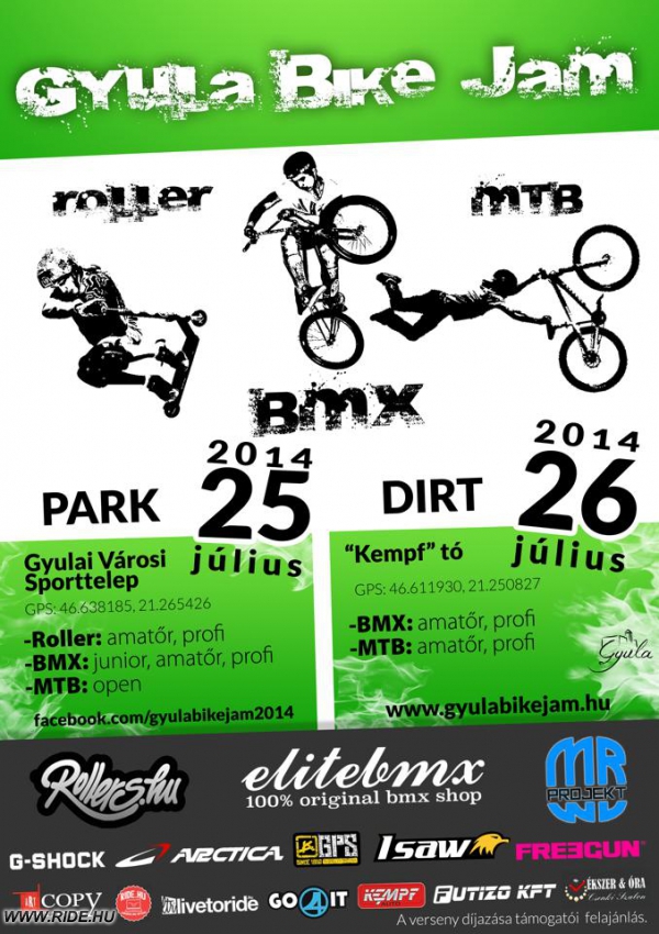 Gyula Bike Jam - flyer
