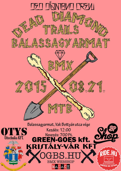 Dead Diamond Crew dirt verseny - flyer