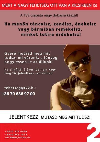Tehetségkutató a TV2-n