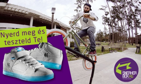 Nyerj és tesztelj egy Etnies cipőt a sneakerbox.hu-n!