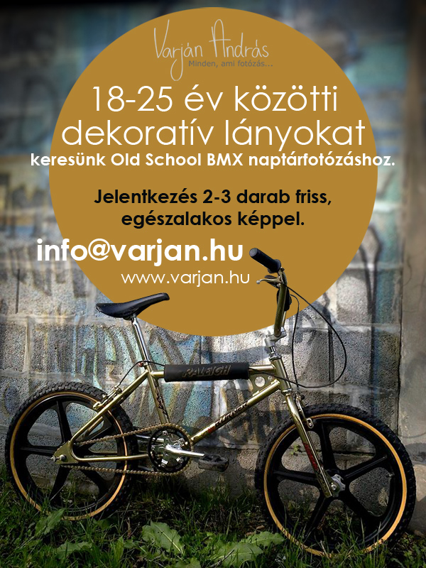 Old School Bmx naptár fotózás