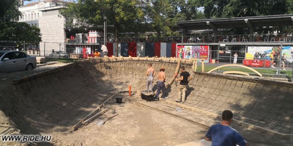 Deák téri skatepark felújítás - friss képek