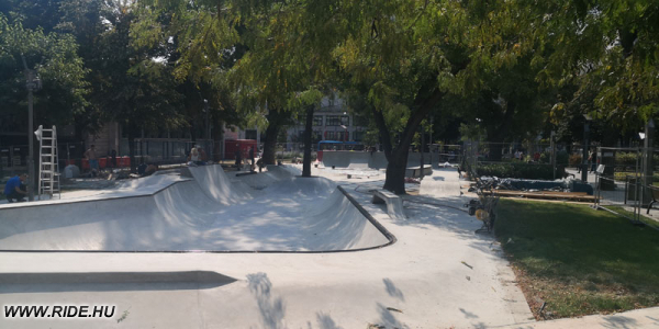 Deák téri skatepark felújítás - friss képek