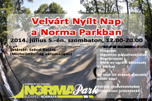 Velvárt-Normapark nyílt nap