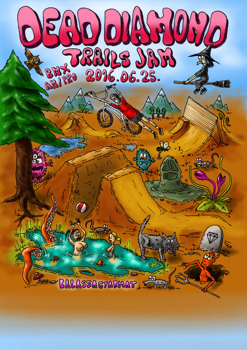 Dead Diamond Crew dirt verseny - flyer