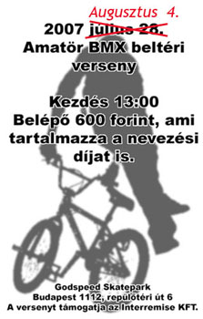 GS verseny időpont változás