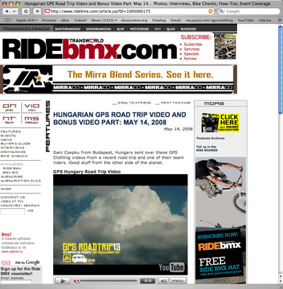 GPS a ridebmx.com-on