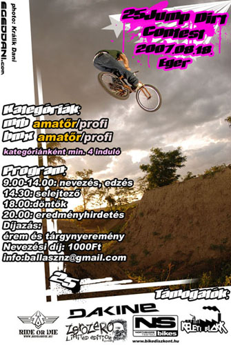 Eger 25jump dirt contest 