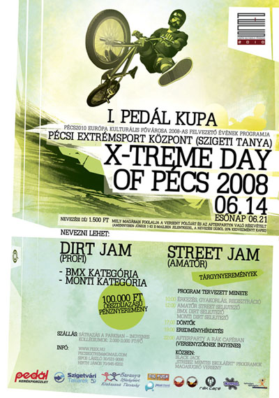 I. Pedál Kupa - Pécs flyer
