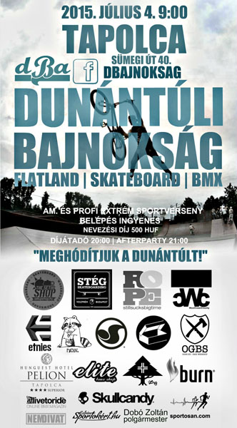 Dunántúli Extrémsport Fesztivál - flyer
