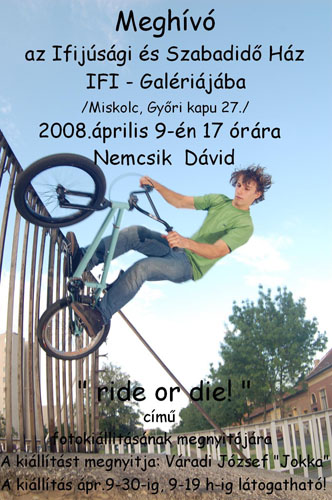 Bmx-es fotókiállítás