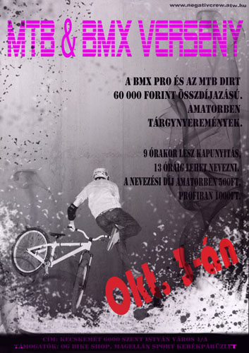 Kecskeméti verseny - flyer