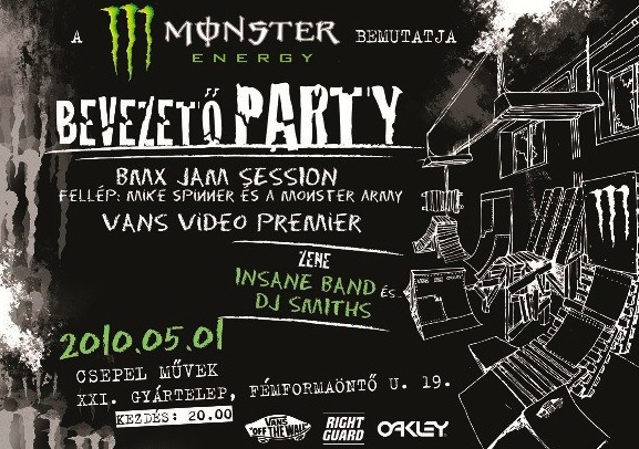 Épül a Monster bemutatóra a pálya