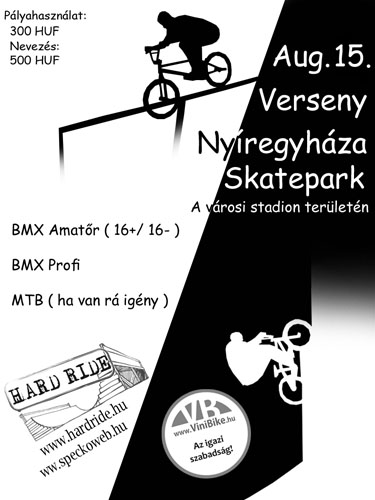 Nyíregyházi verseny flyer