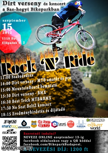 Rock n Ride dirt verseny - Bp. Sas-hegy, részletek