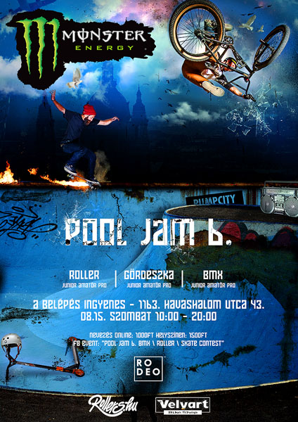 Pool Jam 6. - Bp. Havashalom - flyer