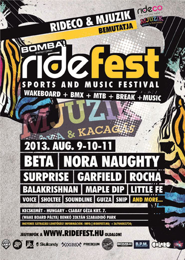 Ride Fest - Kecskemét infók