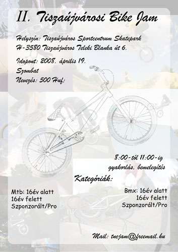 II. Tiszaújvárosi bike jam