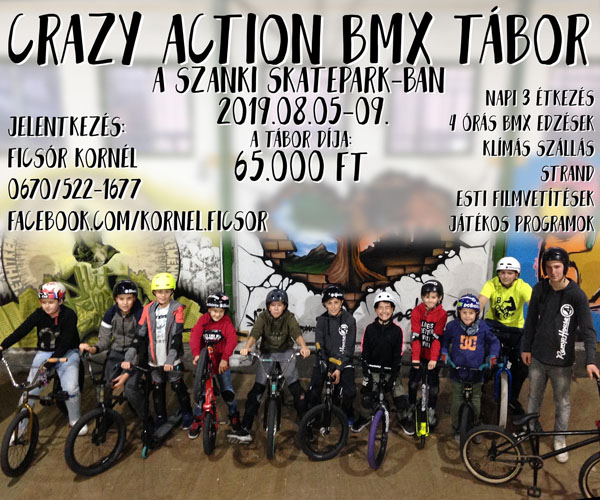 Crazy Action BMX tábor