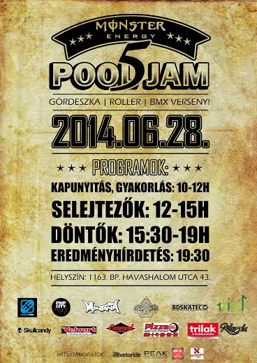 A hétvégén Pool Jam 5 NEM ELFELEJTENÍÍÍÍÍÍÍÍÍ