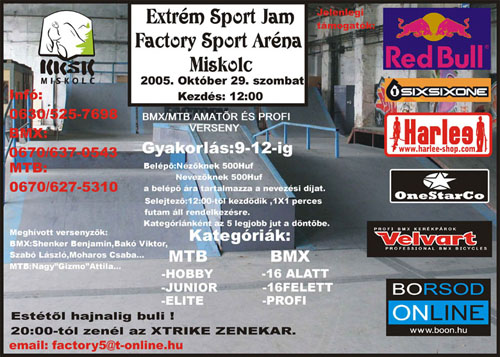 Miskolc Factory verseny 