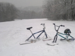 Születésnapi snowbike teszt